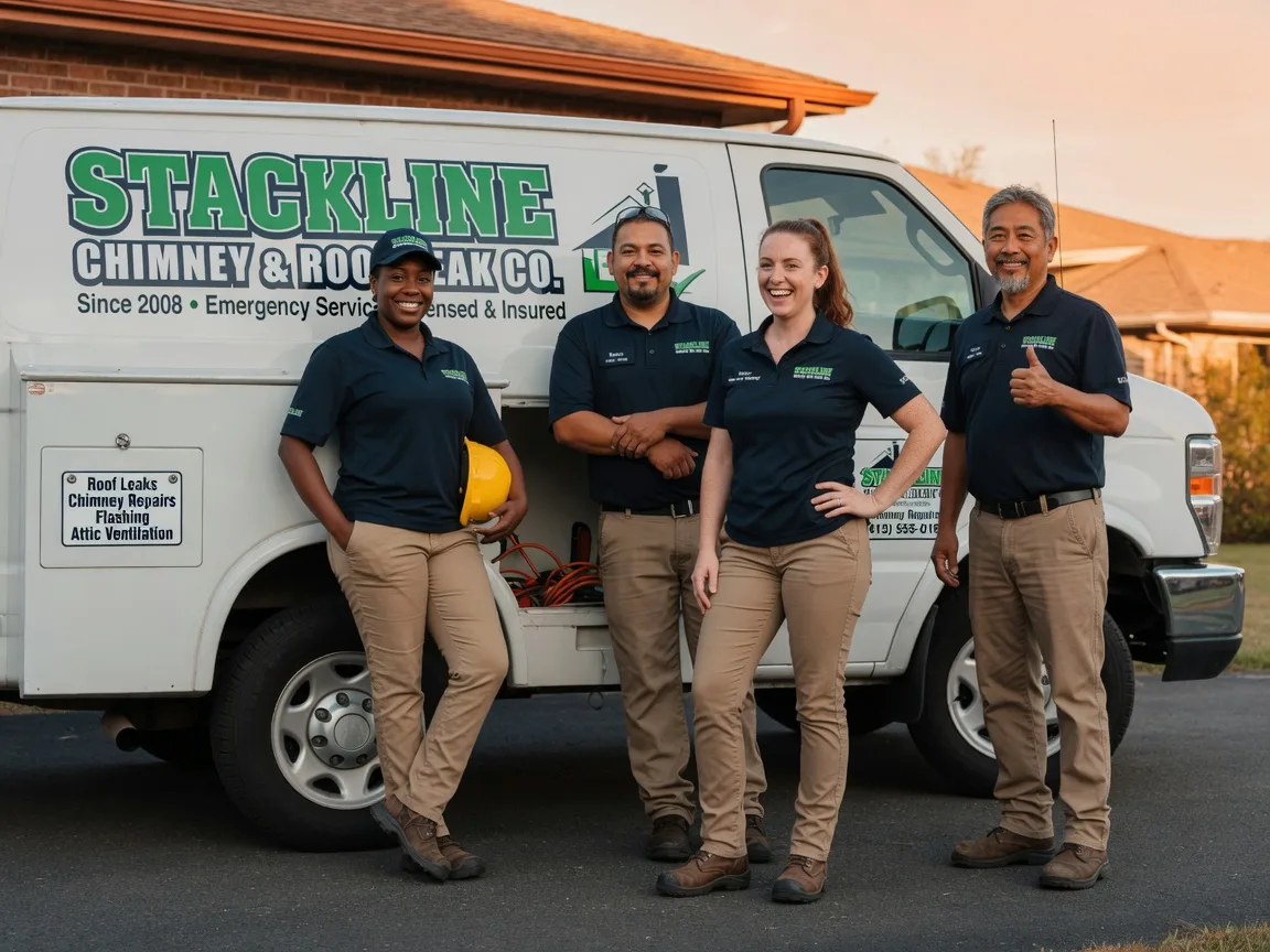 Chimney flashing repair company in Oakes, ND